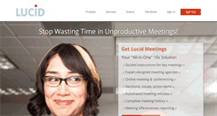 Desktop Screenshot of lucidmeetings.com